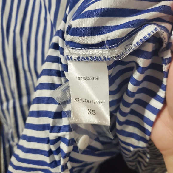 LAST CHANCE Tuckernuck Pomander Place Striped Blouse - Picture 4 of 5